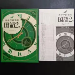 【2025年度最新版】 新品 新中学問題集 国語（標準）中２【解答付】