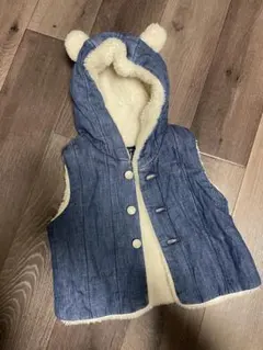 baby GAP フード付きベビーベスト 3-6ヶ月
