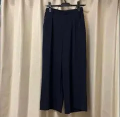 ユニクロ ワイドパンツ パンツ ハイウエスト S ドレープテーパード アンクル