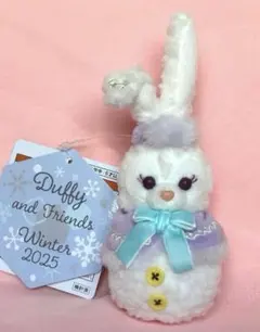 ステラルー　シークレットオブスノーウィーデイ　ぬいぐるみチャーム　雪だるま