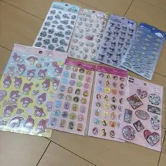 サンリオ ぷくっとシール プリンセス ダイソー