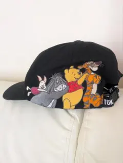 プーさんキャップ ブラック