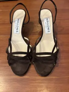 NEBULONIE（ネブローニ）ブラウン　ストラップサンダル39