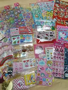 サンリオ ハローキティ 昔のシールまとめ売り 平成文房具 y2k