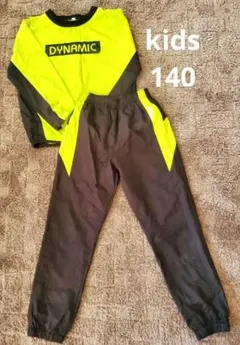 蛍光イエロー ブラック ジャージセット