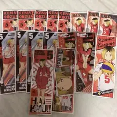 ハイキュー!! 孤爪研磨 ロングステッカー 17枚セット
