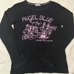 ANGEL BLUE 160cm 長袖カットソー ブラック