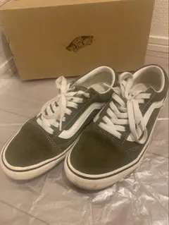 VANSスニーカー　カーキ　最終値下げ
