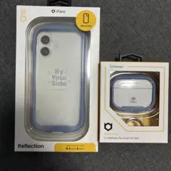 iPhone16とAirPods Pro クリア&ペールブルー　セット販売