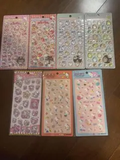 ボンボンドロップシール4点セット正規品+おまけシール3点の計7点