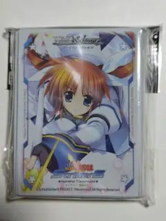 高町なのは 魔法少女 リリカルなのは スリーブ 未開封品 当時モノ 白い