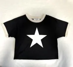 jouetie（ジュエティ） スタークロップドTシャツ　ブラックのサムネイル