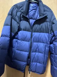 美品　ユニクロ　ウルトラライトダウンジャケット/3Dカット 2トーン　Sサイズ