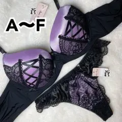 ミスティックエンジェルレースアップブラTバックセット(パープル)