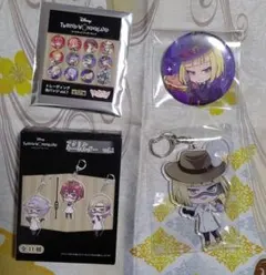 ルーク 2点セット　ツイステ　実験着　アクキー　きゃらペコ　缶バッジ