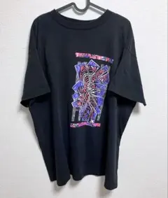 【90s❗️】タイガー Tシャツ XL ブラック USA アート シングルステッチ