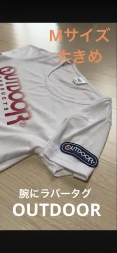 OUTDOOR PRODUCTS ホワイト Tシャツ M サイズ・大きめ・丈長めのサムネイル