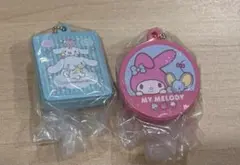 サンリオキャラクターズ　クッキー缶チャーム　マイメロディ シナモロール