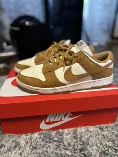 NIKE ダンク　ロー　ブラウン　スエード　ウィメンズ　28 メンズ27.5