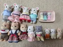 シルバニアファミリー　人形　中古　ジャンク品　まとめ売り