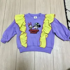 バースデイ　MY LITTLE WONDER ミニーフリルトレーナー 80