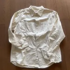 Levi's デニム地　オフホワイト　長袖シャツ　XL