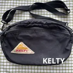 KELTY ブラックショルダーバッグのサムネイル