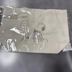 新品未使用品 スヌーピー トートバッグ キャンバス ランチバッグ エコバッグ