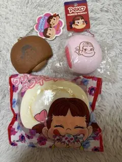 不二家 ペコちゃん ミニスクイーズ 6種セット - メルカリ
