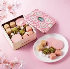 Starbucks 桜の4種類クッキー缶のサムネイル