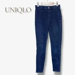 ユニクロ ヒートテック デニム レギンス パンツ M ストレッチ 美脚 スキニー