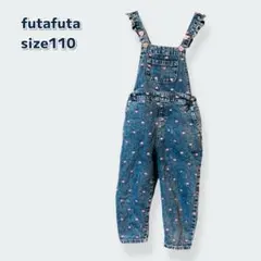 futafuta ハート柄オーバーオール 110サイズ