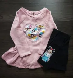 長袖パジャマ ツムツム 4T