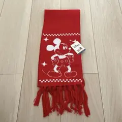 平成レトロ Disney ミッキーマウス マフラー 【新品タグ付き⠀】
