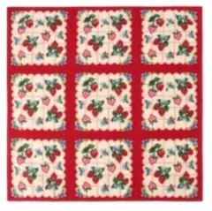 新品◆フェイラー FEILER◆おくるみ◆プティバス◆ストロベリーフィールド