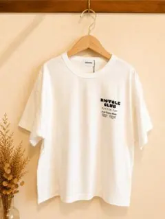 新品 今季 GENERATOR BICYCLE CLUB Tシャツ ホワイト Lのサムネイル