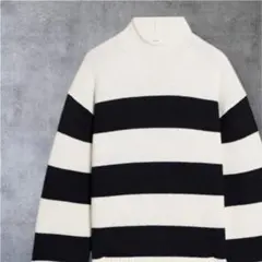 現行✨新品タグ付きVINCEヴィンスボーダーニット　コットン100%海外ブランド