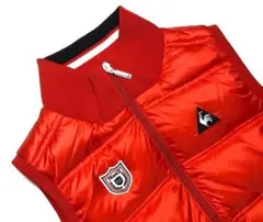 ルコックスポルティフ　ダウン90%ベスト　L　リブライン 　ワッペン　ロゴ刺繍