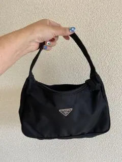 レア 상태좋음 PRADA ハンドバッグ ブラック ナイロン ミニバッグ