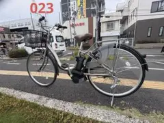 2024年購入 大阪引取限定 ホワイト 電動アシスト自転車 OGK後カゴ付き