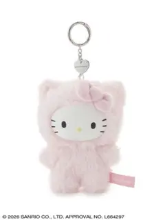 サンリオハウス フラッフィー ハローキティ チャーム　PEACH