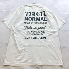 極美品✨VIRGIL NORMAL Lサイズ Tシャツ ワッペン クルーネック