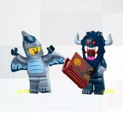 【2体セット】レゴ ミニフィグ シリーズ27 恐竜とモンスター