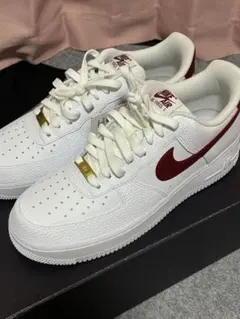 Nike Air Force 1 SHADOW SE ホワイト/バーガンディ新品