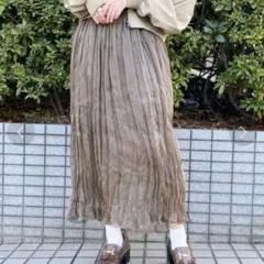 アプレジュール ラメクロスクリンクルスカート【ZOZOTOWN限定アイテム】のサムネイル
