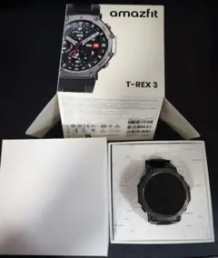 amazfit T-Rex 3 ブラック スマートウォッチ