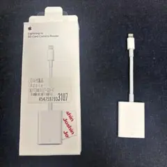 iPhone 純正　カードリーダー　ライトニングケーブル