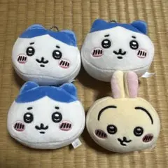ちいかわ もちもち フェイス マスコット　ハチワレ　うさぎ4点セット