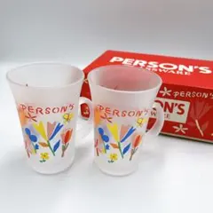 極美品✨PERSON'S ピクニックティータイム グラス ２個セット