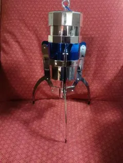 MEGA クレーンアーム　キーホルダー 三本爪　ブルー